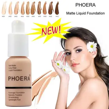 

Liquid Matte Foundation Full Coverage Foundation 30ml The The Silicone-free You Overall And Cover Oil-free Gives Formula Pe A1B6