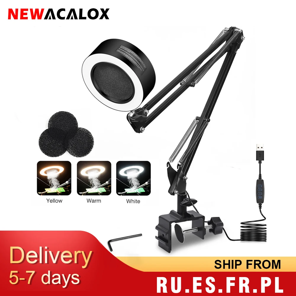 PUSOKEI Quiet Welding Exhaust Fan Soldering Station Smoke Remover for Desks/Maintenance Desks 3000-3200 R/Min Welding Table Exhaust Fan with LED Lamp PUSOKEI Quiet Welding Exhaust Fan Soldering Station Smoke Remover for Desks/Maintenance Desks 3000-3200 R/Min Welding Table Exhaust Fan with LED Lamp