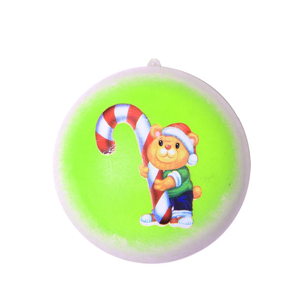 Green Игрушки для снятия стресса, рождественские подарки для детей, подвеска для ключей, ароматизированный медведь, хлеб, поднимающийся, очень медленно, расслабляющая, милая игрушка - Цвет: Green