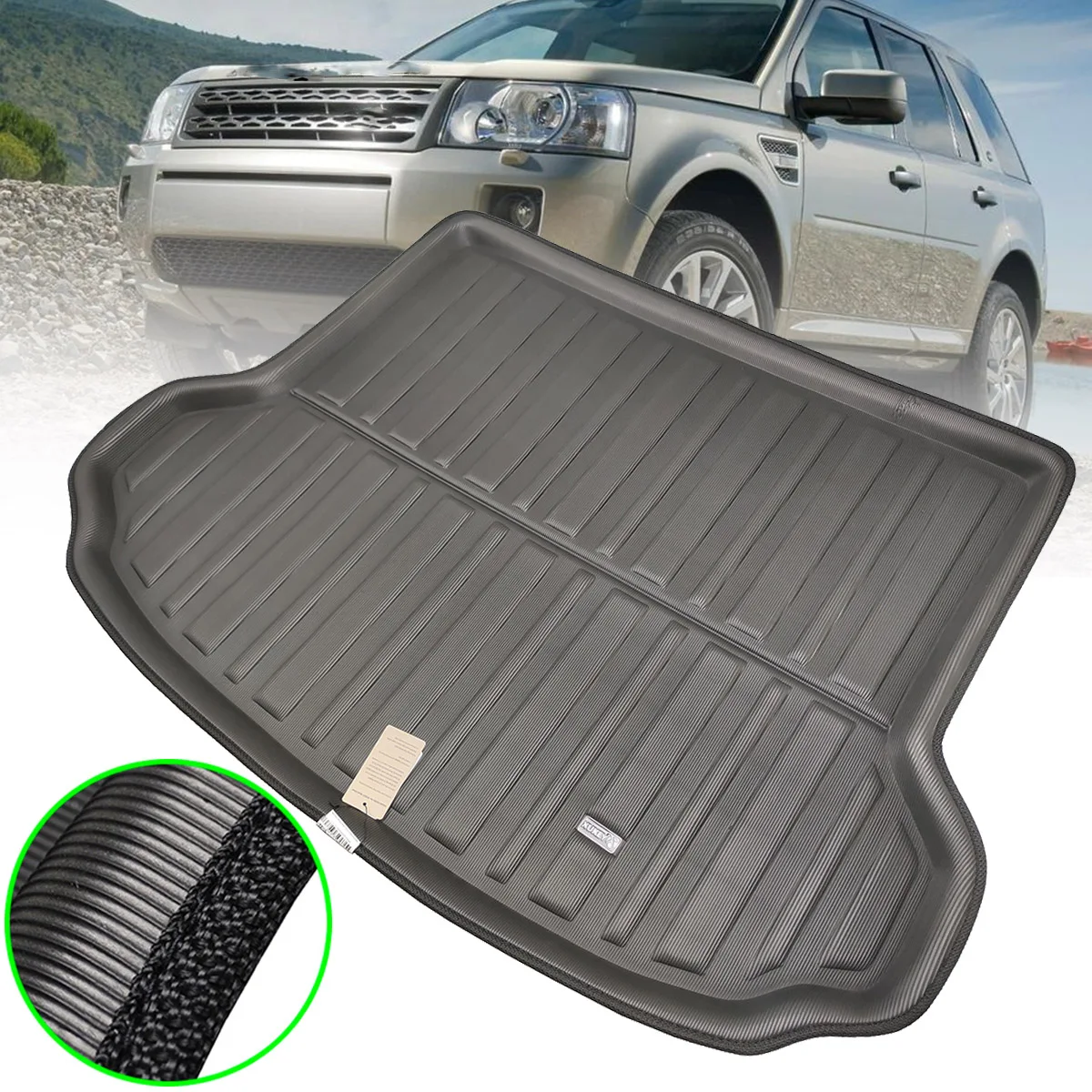 

Car Rear Trunk Liner Cargo Boot Mat Floor Tray For Land Rover Freelander 2 LR2 2006 2007 2008 2009 2010 2011 2012 2013 2014 2015