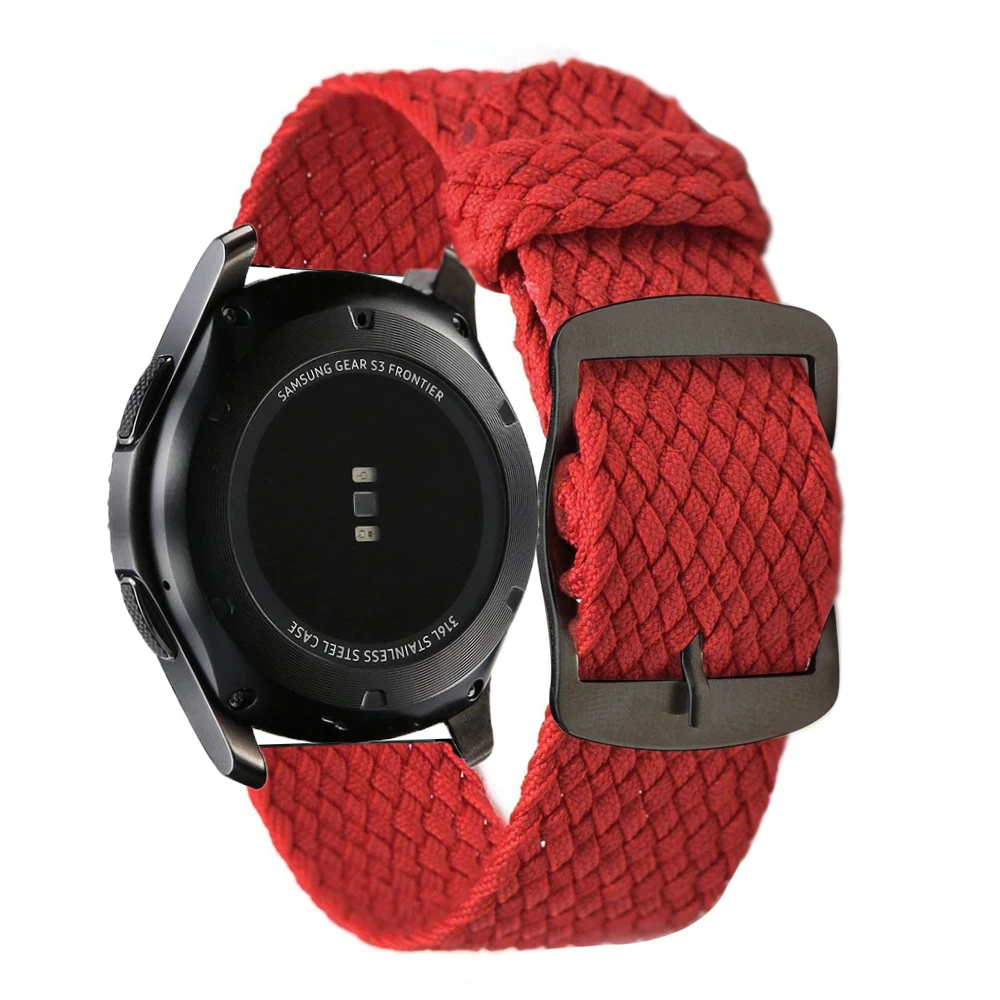 Ремешок нейлоновый для Samsung Galaxy 46 мм 42 Gear S3 band сменный спортивный браслет