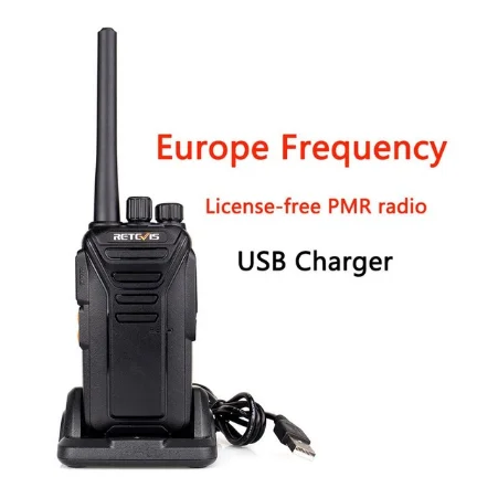 1 шт. Retevis RT27 рация без лицензии радио PMR/FRS PMR446 UHF 16/22CH VOX скремблер портативный радиоприемопередатчик Hf - Цвет: EU Freq and USB