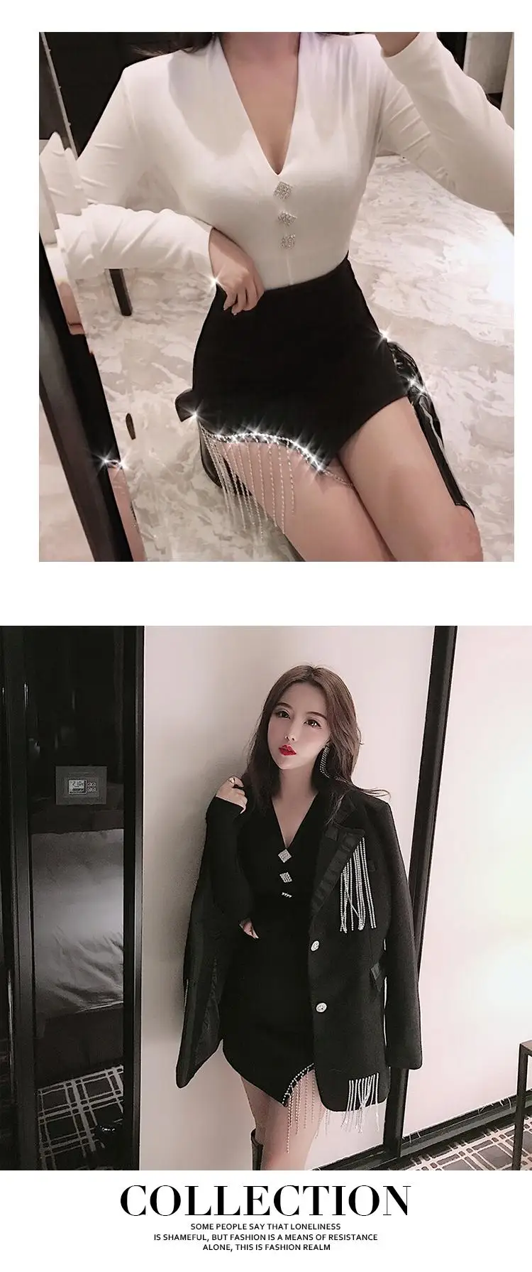 Новая мода женщин сексуальная высокая талия bodycon Туника ассиметричное, неправильной формы стиль Кристалл Стразы кисточкой Короткие мини вечерние Клубные юбки
