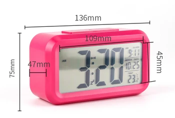 

Multi Function Electronic Alarm Clock For Student Xnch Lcd Projection Led Display Time Dijital Masa Saati Alarm Clock SC OO50AC