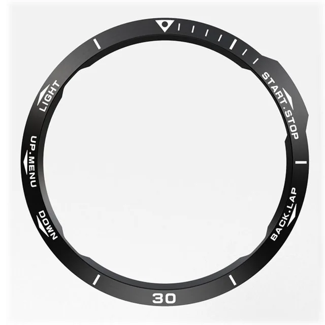 Premium Metal Bezel Cover Protector for Smartwatch Anti-Scratch Accessory
