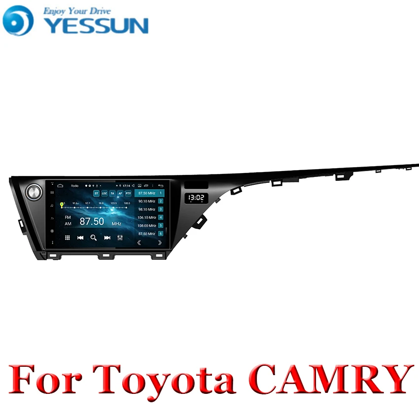 Top For toyota camry 2017 2018 Android 9.0 car radio gps player with Octa core PX5 canbus 4G RAM wifi 4g usb auto Multimedia 5