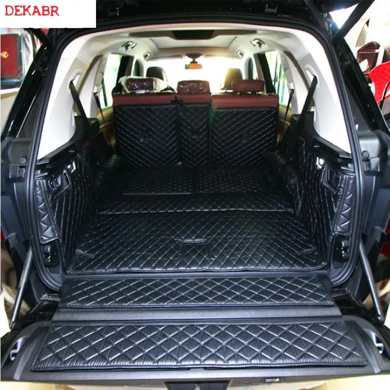 

Top quality! Full set car trunk mats for BMW X7 G07 7 6 seats 2020 waterproof cargo liner boot carpets for X7 2019,Free shipping