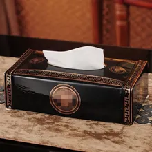  Tissue Box Bathroom Ceramic Removable Organizer Paper Holder/Rack For Office Home Living Room Useful Ashtray Wedding Gifts 