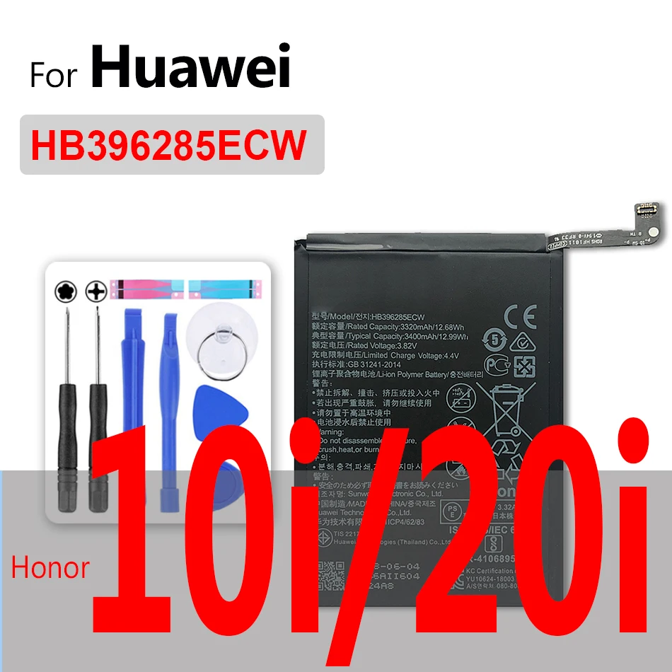 best battery phone Battery For Huawei honor 5C 6 6A 6C 6X 7 7C 7A 7S 7X 8 8A 8S 8C 8X 9 9i 10 10i 20 20i Lite Pro Plus/nova 2 2i 3 3i 3E 4 4e 5i 10000mah battery mobile Phone Batteries