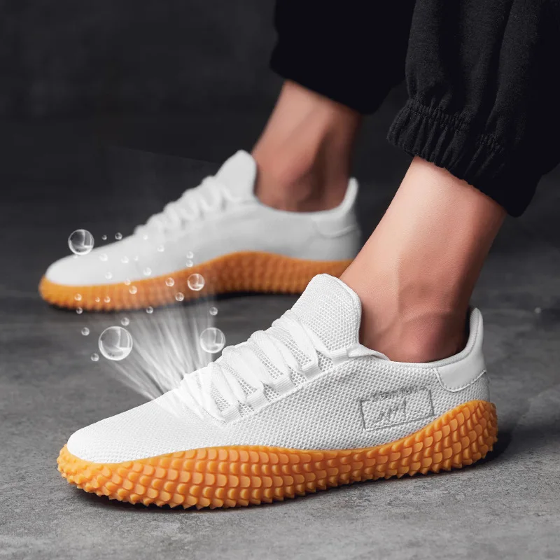

Man Leisure Time Single Shoe Personality Sneakers Run All-match Tennis Shoes Teenagers Ventilation Male Shoes Tide