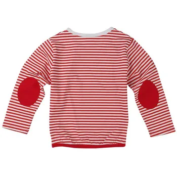 

1 PCS Autumn Baby Girl Long Sleeve T-Shirts Kids Stripe Print Tops Shirts Casual Blouse Newest