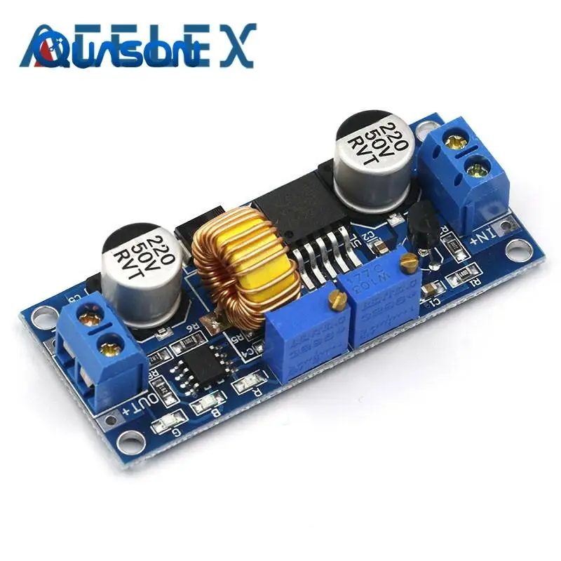 Carte de chargeur au Lithium CC/CV 5A XL4015 réglable 6-38V à 1.25-36V Module abaisseur d'alimentation CC ► Photo 3/6