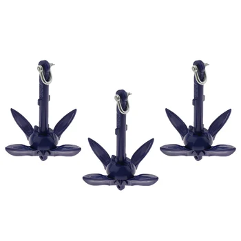 

3x Aluminum Folding Anchor System Canoe Kayak Raft Sailboat Fishingboat