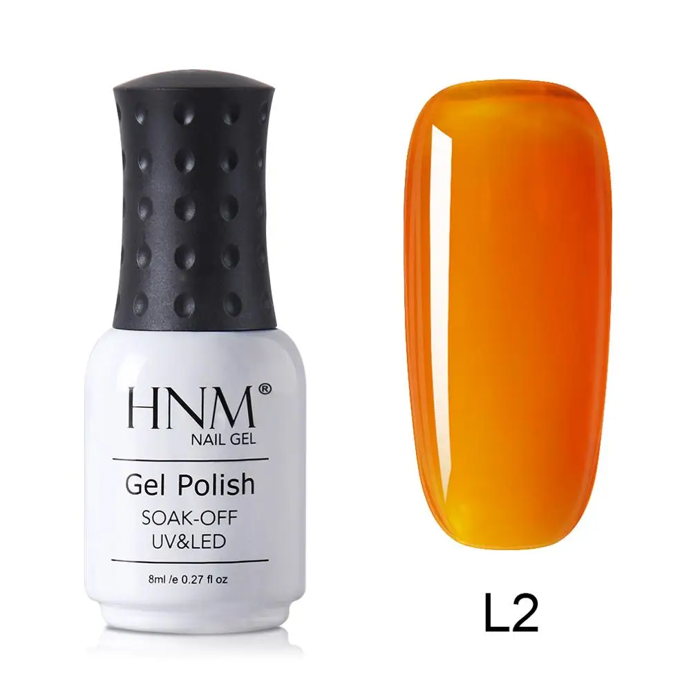 HNM Newest Metallic UV Gel Nail Polish DIY Narl Art Soak Off Hybrid Varnish LED Lamp Semi Permanent Paint Lucky Lacquer Enamel - Цвет: L2