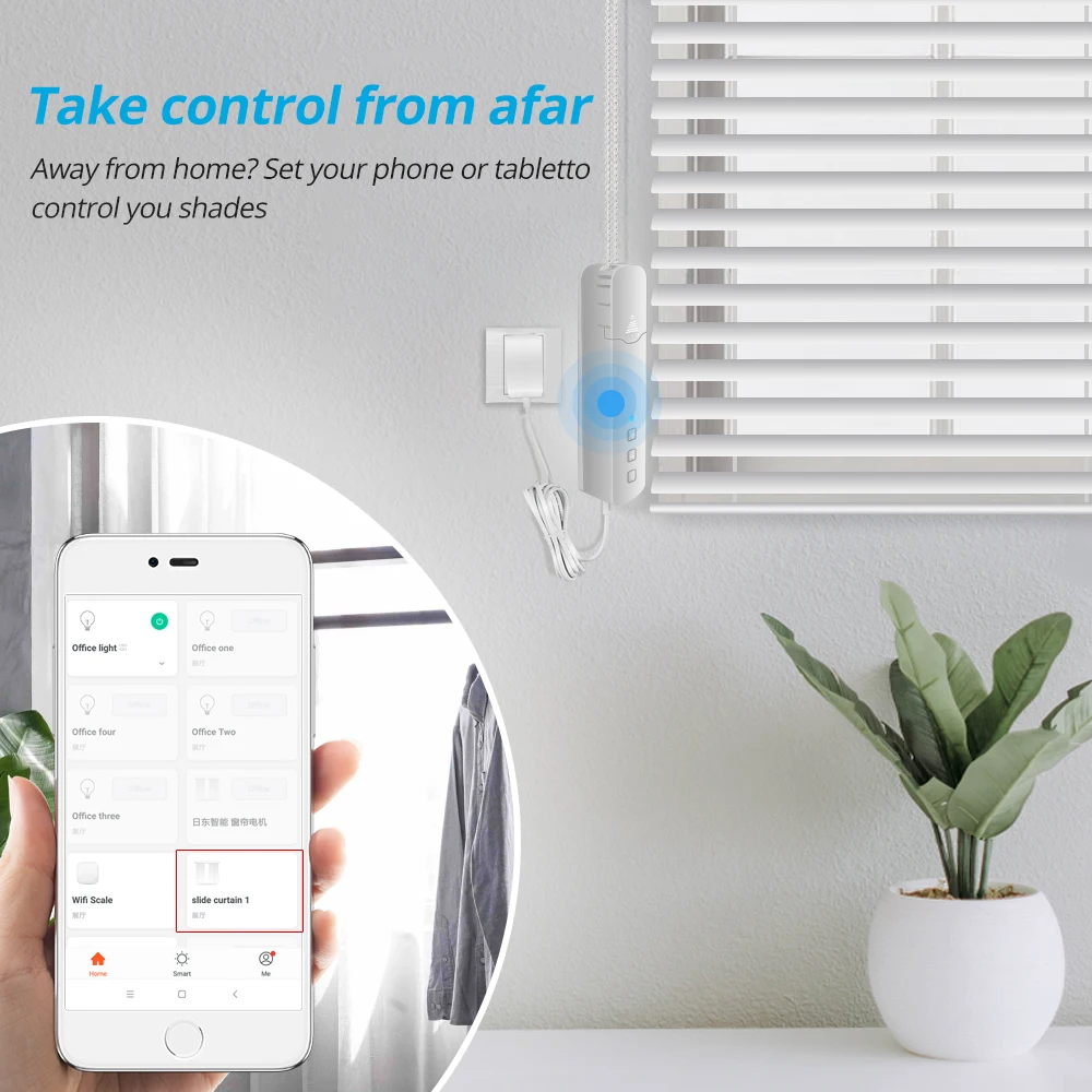 Assistente de Controle Zemismart Tuya Wifi Rolo Sombra Motorista Cego Motor Inteligente Vida Aplicativo Temporizador Alexa Google Voz - Image 3