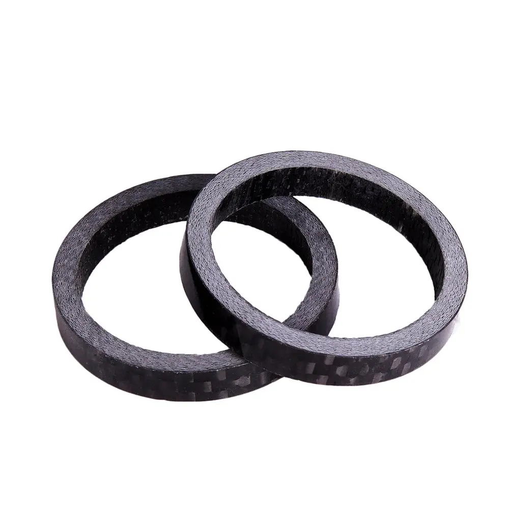1PCS/SET Durable Ultra-Light Carbon fiber Bicycle Washer Mountain Road Bike Washers Spacer Gasket Fork Headset Parts