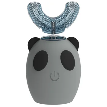 

Children Sonic ligent Automatic Electric Toothbrush Rechargeable U Type Toothbrush for 8-15 Year Old Kid Gray