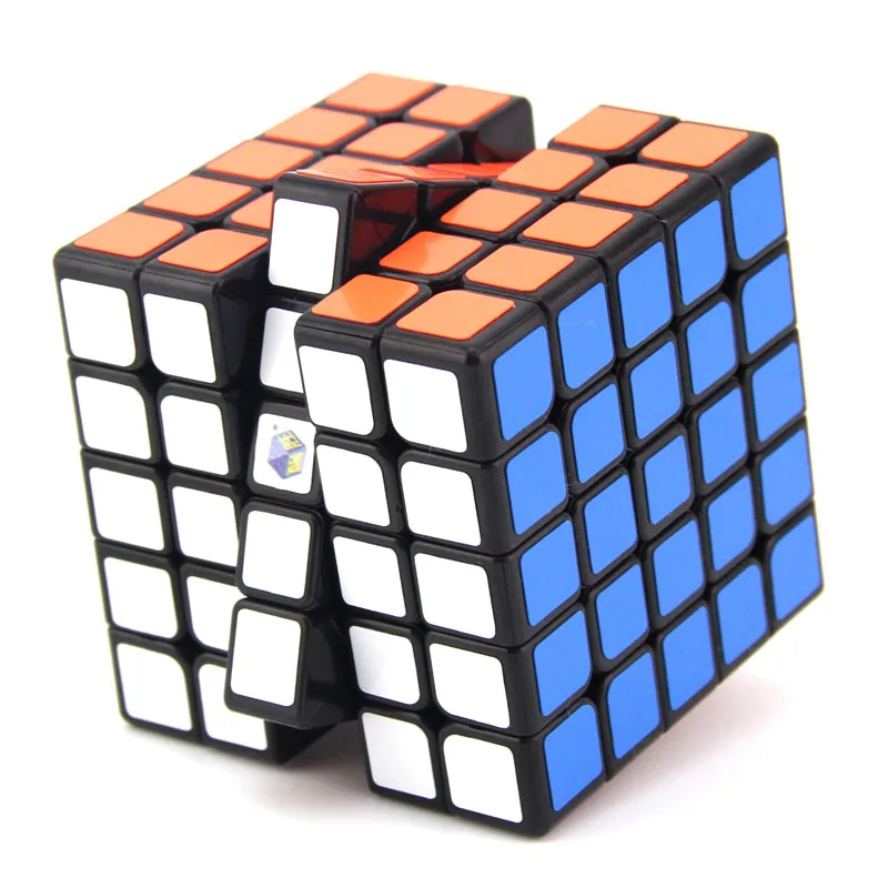 YuXin фиолетовый Kylin 5x5x5 волшебный куб чжишэн Единорог 5x5 Скорость твисти головоломки Развивающие игрушки для детей