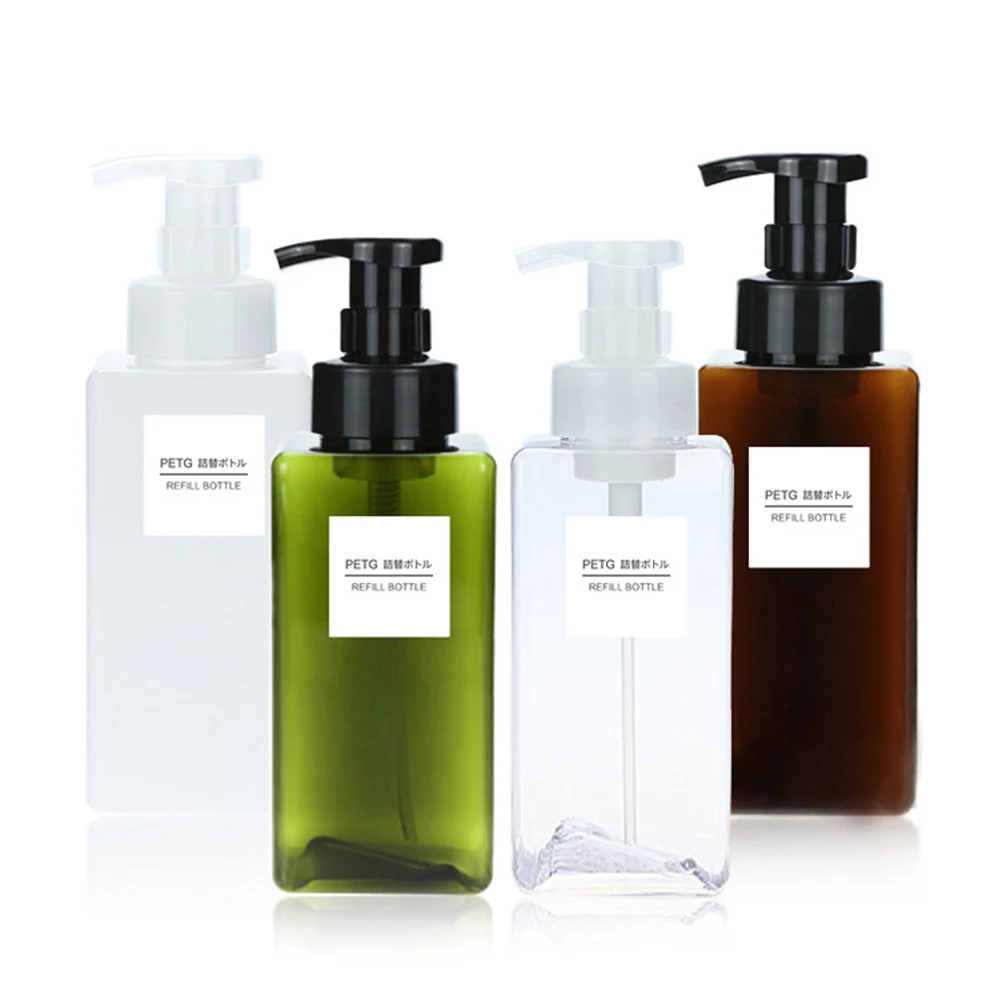 Foaming Soap Dispenser for Bathroom Sink, Shower Gel, Shampoo Lotion, Facial Cleanser, Foamer Pump, Refillable Bottle 3