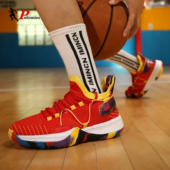 

Pulomies New Superstar Basketball Shoes Men Cushion Light Outdoor Sneakers Breathable Sport Shoes Unisex Women Couple Sneakers