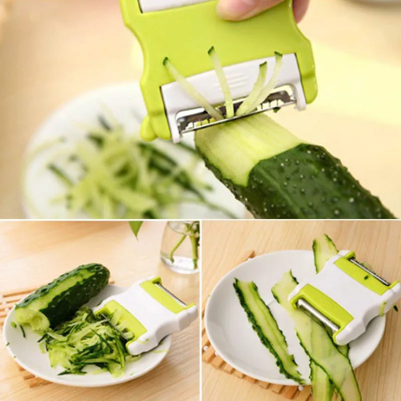 Овощечистка для фруктов и овощей двухсторонняя Складная Многофункциональная