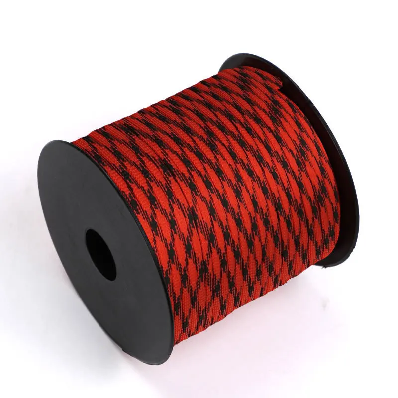 Paracord Rope 50 M 1 Roll 4 Mm 7 Stand Cores Paracord for Survival Parachute Cord Lanyard Camping Climbing Camping Rope Hiking Clothesline