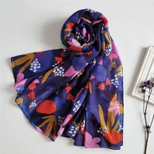 Новейший женский хлопковый шарф с цветочным принтом 10 шт./лот