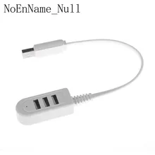 Высокая скорость 3 порта USB 2,0 концентратор удлинитель разветвитель для ноутбука ПК компьютер зарядное устройство Горячая