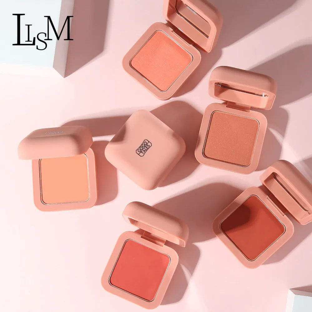 

LISM 2019 Blush Makeup Orange Rouge Blusher Waterproof Long Lasting Easy to Wear Blusher Cosmetics
