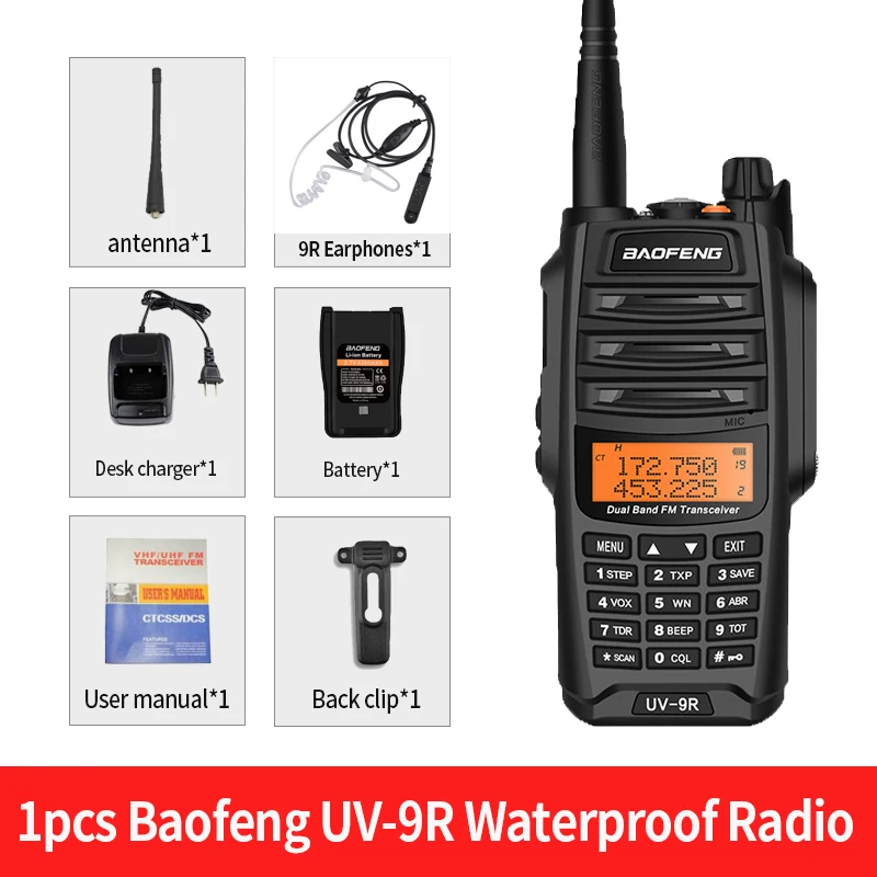 two way radios for sale Baofeng UV-6 PLUS Longer range Walkie Talkie Rechargeable 7W Power Dual Band ham radio transceiver  uv-5r  cb radio For Hunting mini walkie talkie Walkie Talkie