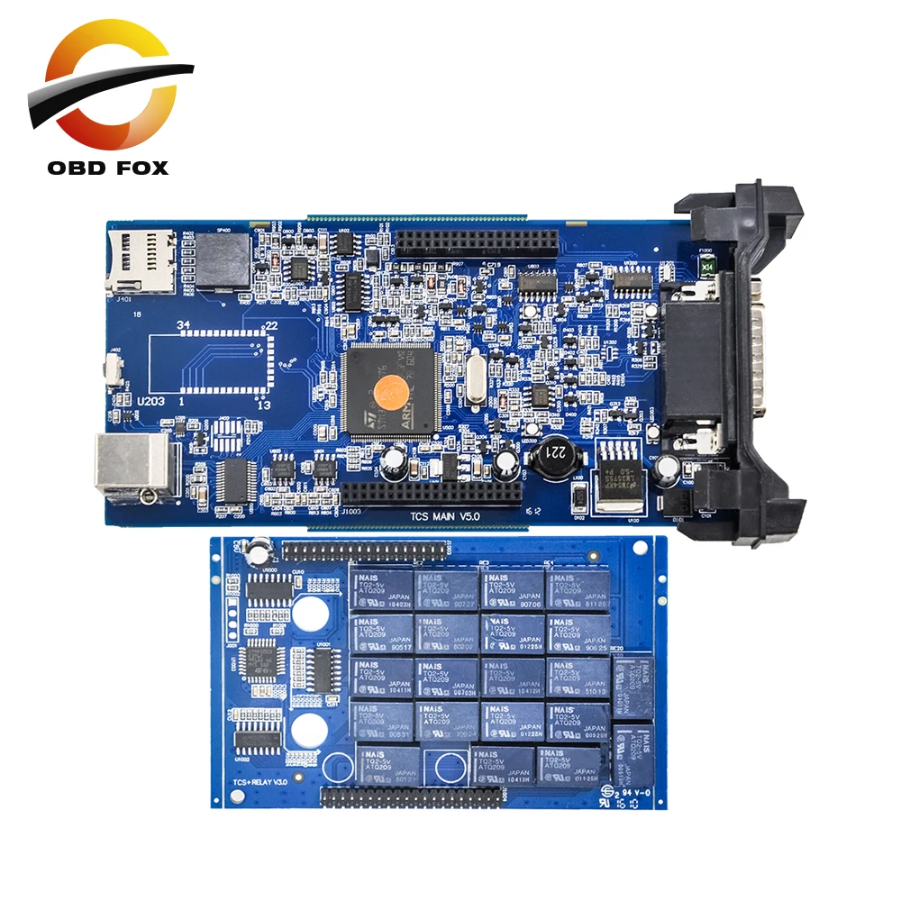 obd2 диагностический инструмент V2015.R3 tcs super tcs pro двойной синий PCB для автомобиля грузовика