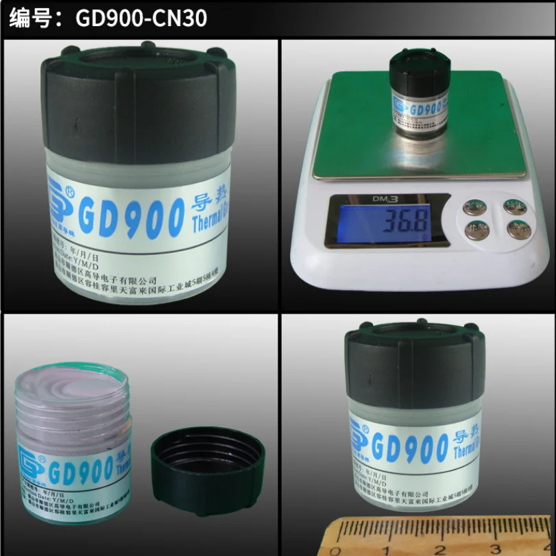 GD900-Thermal Graxa para Processador CPU, GDF, Dissipador