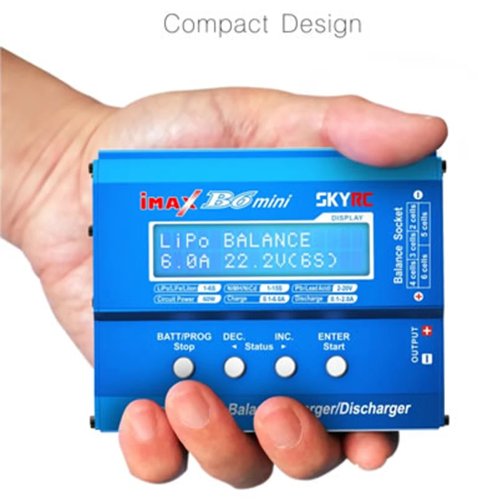 

SKYRC B6 Mini B6 LIPO Balance Charger / DisCharger for SKYRC iMAX B6 SKY RC XT60 Plug