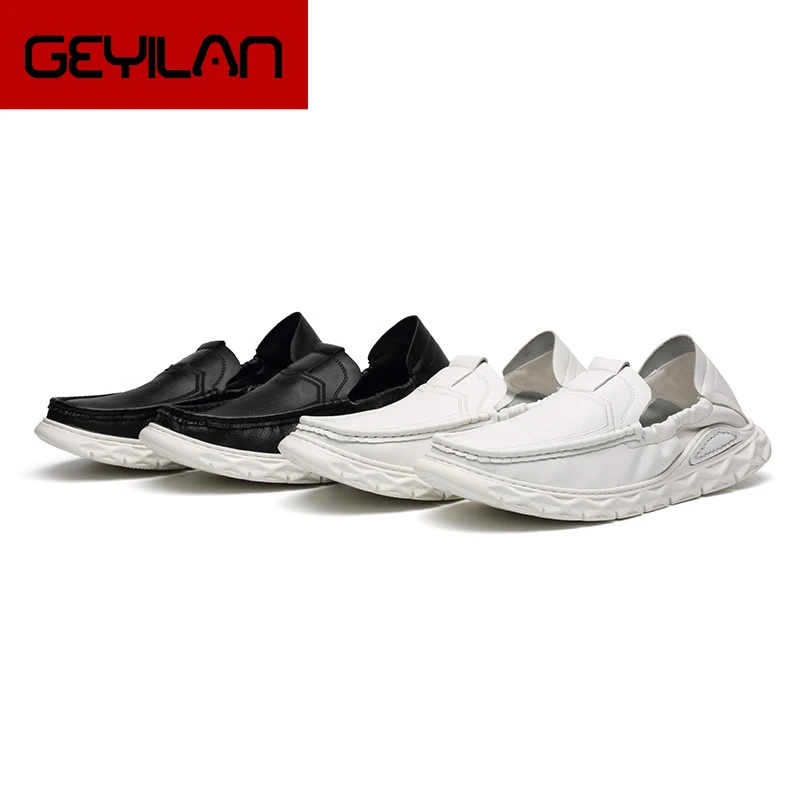 

Luxury Mens Shoes Casual Loafers Mens Shoes Genuine Leather Comfortable Driving Shoes Fashion Designer Sepatu Pria Kulit Asli