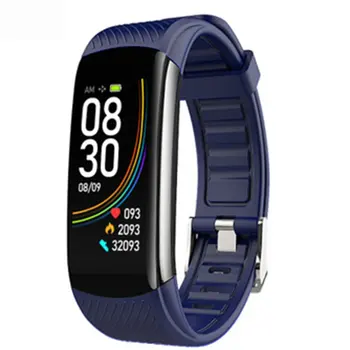 

C6T body temperature bracelet watch information push sleep exercise step smart bracelet Waterproof fashion bracelet