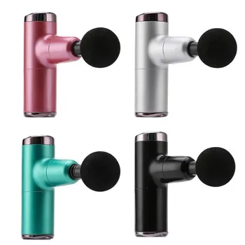

4 Colors Massage Gun Electric Massage Gun Deep Muscle Fascial Body Massager Gun Tissue Percussion Small Fitness Equipment