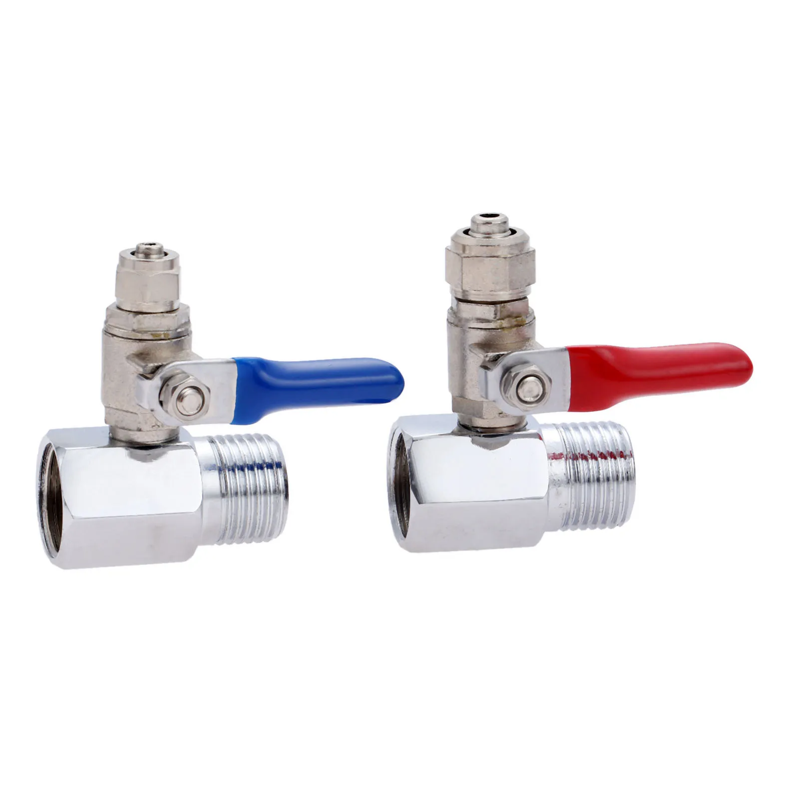 

1/2'' BSP Male to Female to 1/4'' 3/8'' Pipe Ball Valve Inlet Combination Split Type Dismountable for RO Water Filter Fitting