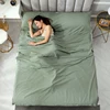 Super Comfortable Special Craft Washed Cotton Sleeping Bag Liner Portable Sleeping Sack Outdoor Camping Hotel Travel Sheet 1