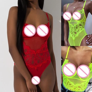 

Women Sexy Lingerie Sleepwear Underwear Teddy Lenceria Lace One Piece Underwear Mujer Sexi Babydoll Dress Porno Erotic Nuisette