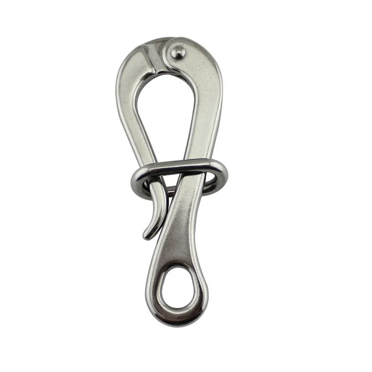 

Richwits Cross Border Transfer Stainless Steel 316 Goose Style Hook Release Hook Spring Hook Goose Head Hook 4-Inch