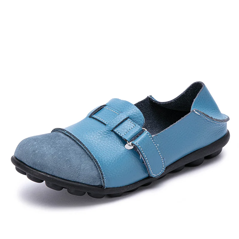 

Plus Size 44 Spring Designer Shoes Woman PU Leather Slip on Flats Shoes for Women Comfortable Soft Casual Shoes Zapatos De Mujer