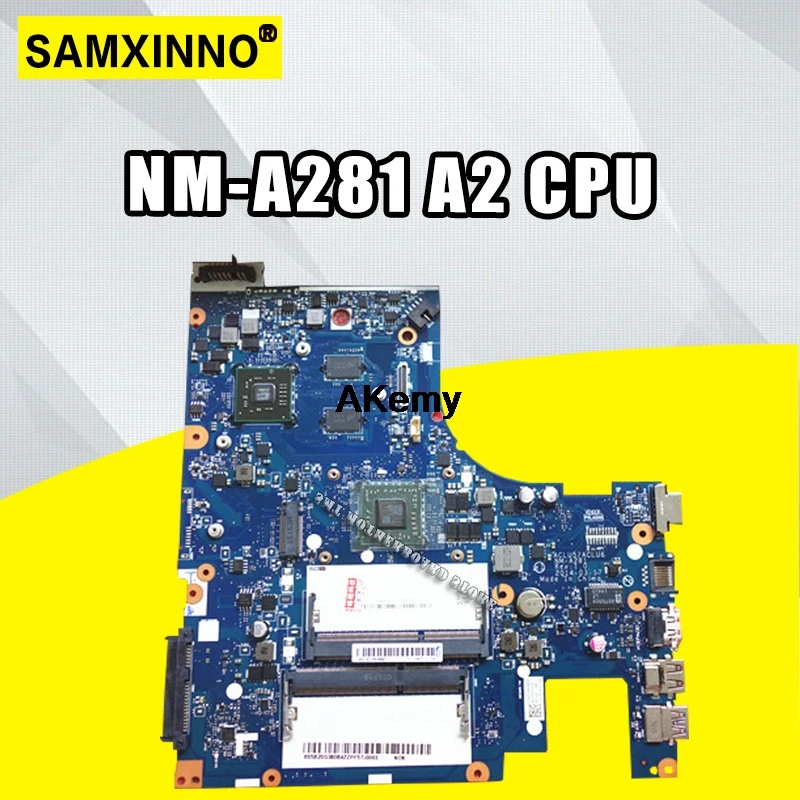 

NM-A281 mainboard For Lenovo G50-45 laptop motherboard ACLU5/ACLU6 NM-A281 with E2 CPU R5 M230 GPU Test work 100% original