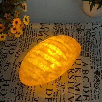 

Simulation Light Fixtures Bread Croissant Cross Bread Shape Lighting LED Toy Home Decorative Night Lights