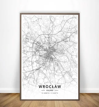 

Kabul,Wroclaw,Wuppertal,Yakutsk,Yaounde,Yerevan,York,Modern City Map Canvas Art Print Home Room Decor Poster
