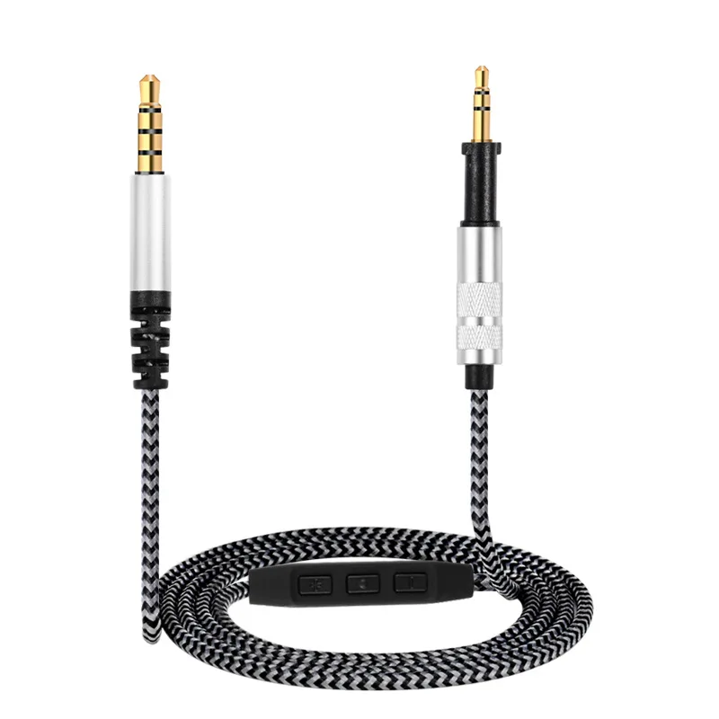 Сменный кабель для наушников AKG K450 K451 K452 K480 Q460 1 4 8 м 3 5 мм штекер на 2 аудиошнур iPhone