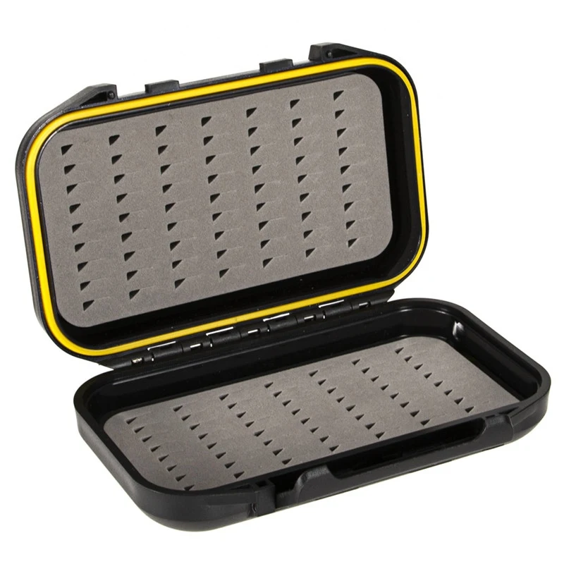 Fly Fishing Lures Trout Storage Box Porttable Waterproof Container Double Sided Tools Case | Спорт и развлечения