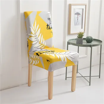 

Elastic chair cover restaurant print elastic seat cover multi-functional hotel chair cover.