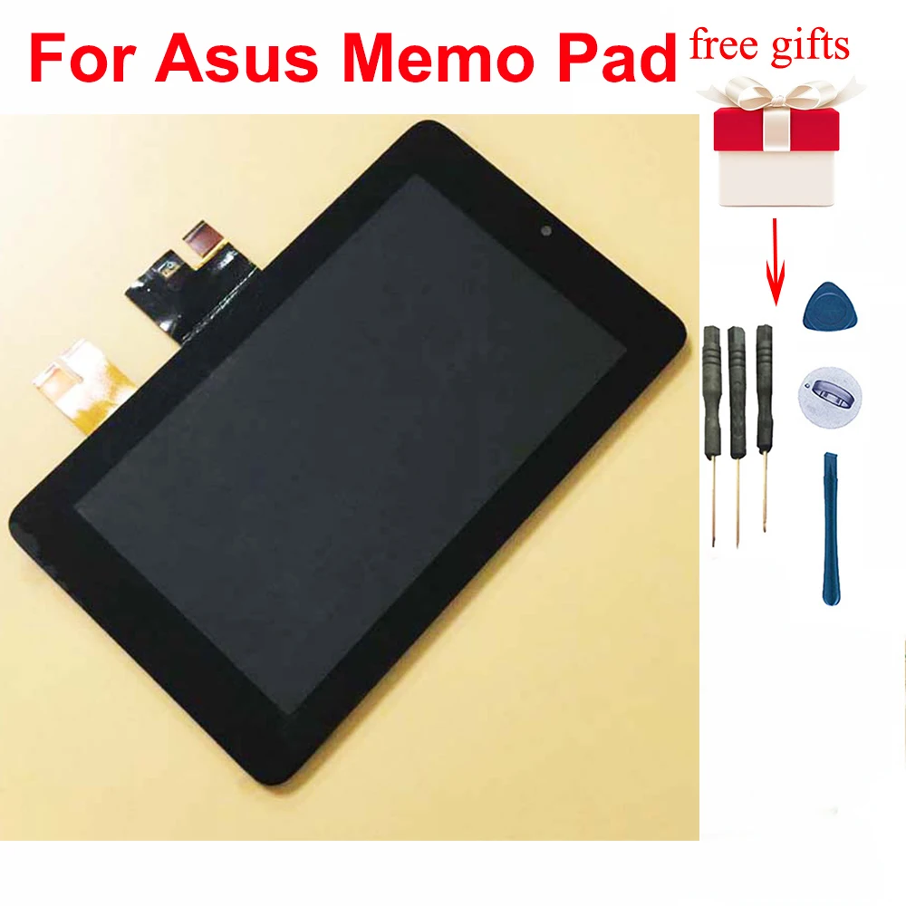 Для Asus Memo Pad ME172 ЖК экран ME172V дисплей панель сенсорный стекло дигитайзер датчик в