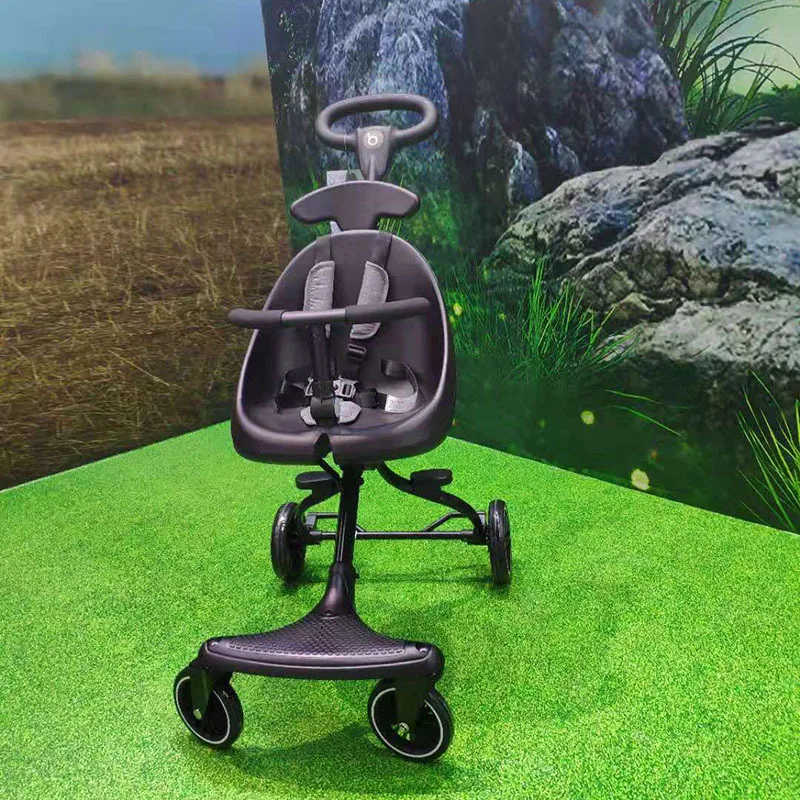 kids vehicle V3 folding portable baby stroller toddler fun slippery chair V1 two way push four wheels stroller