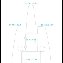 2002 Crownline LPX ограниченная площадка для кокпита лодка EVA Тиковый настил 1/" 6 мм